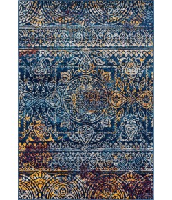 Amer Manhattan MAN-42 Burke Navy Area Rug 2 ft. 6 in. X 7 ft. 6 in. Runner