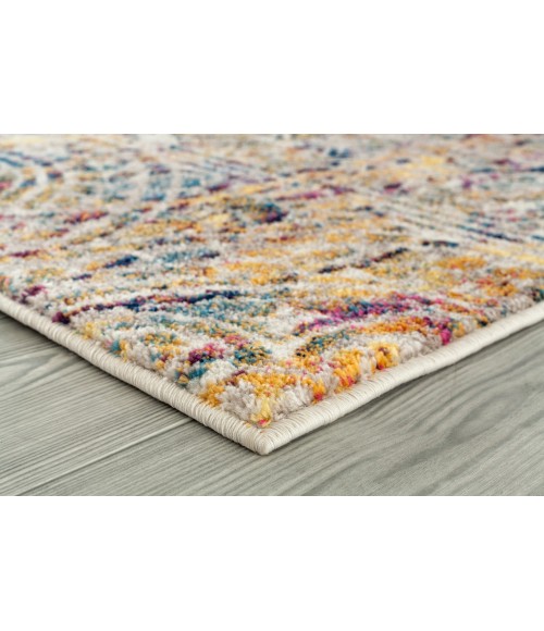 Amer Manhattan Burke Tribal Multi-Colored Runner Rug 2'6"x7'6"