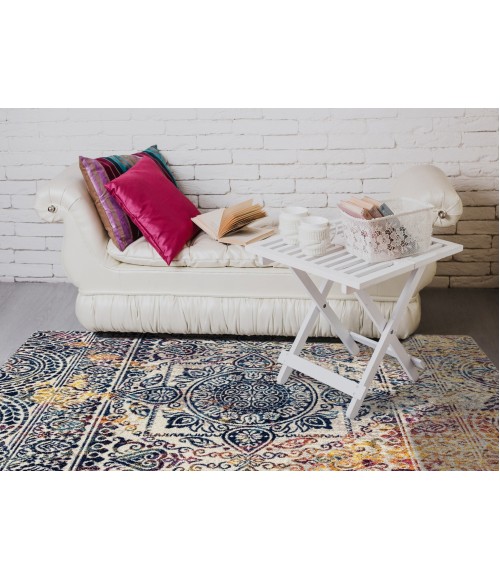 Amer Manhattan Burke Tribal Multi-Colored Runner Rug 2'6"x7'6"
