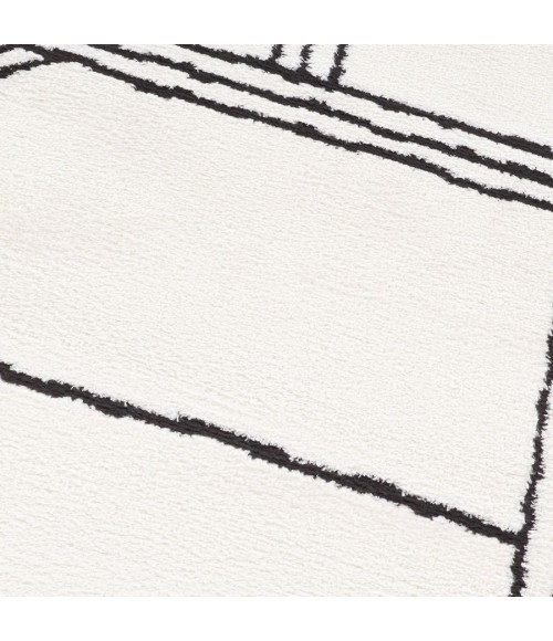 Amer Monotone White MNT-1 8 ft. 9 in. X 11 ft. 9 in. Rectangle Rug