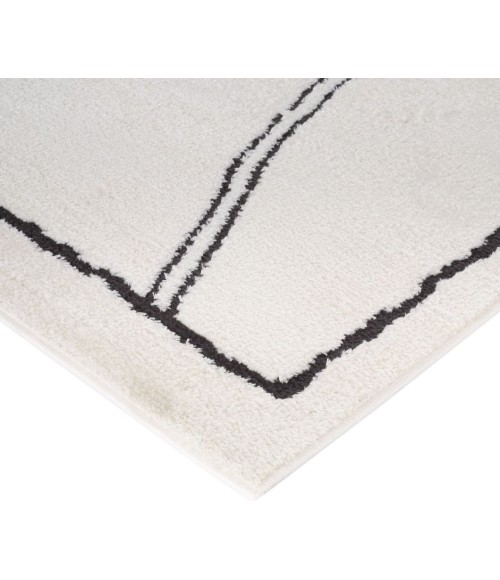 Amer Monotone White MNT-1 8 ft. 9 in. X 11 ft. 9 in. Rectangle Rug
