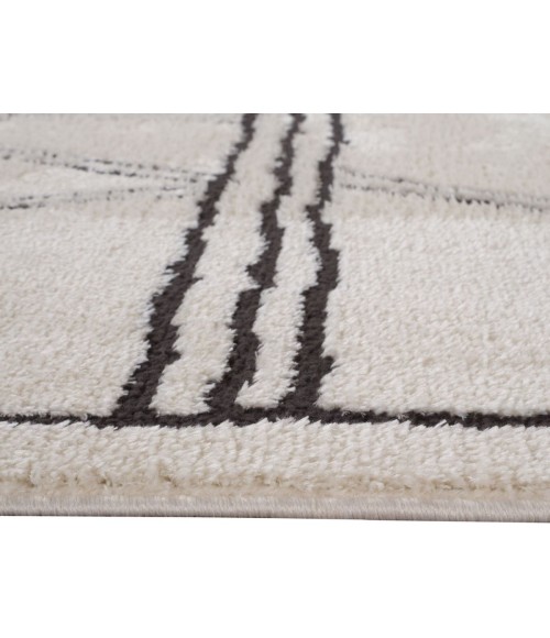 Amer Monotone White MNT-1 8 ft. 9 in. X 11 ft. 9 in. Rectangle Rug