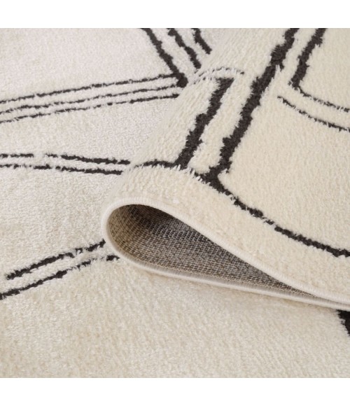 Amer Monotone White MNT-1 8 ft. 9 in. X 11 ft. 9 in. Rectangle Rug