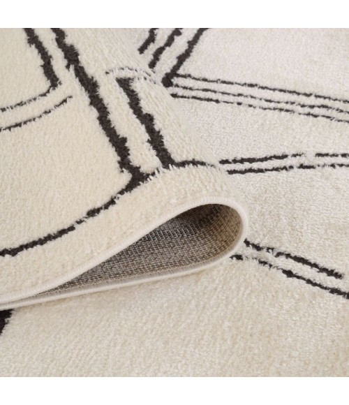 Amer Monotone White MNT-1 8 ft. 9 in. X 11 ft. 9 in. Rectangle Rug