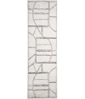 Amer Monotone White MNT-1 8 ft. 9 in. X 11 ft. 9 in. Rectangle Rug