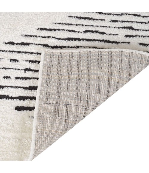 Amer Monotone White MNT-2 8 ft. 9 in. X 11 ft. 9 in. Rectangle Rug