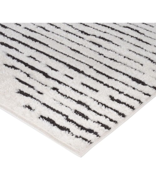 Amer Monotone White MNT-2 8 ft. 9 in. X 11 ft. 9 in. Rectangle Rug