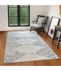 Amer Monotone White MNT-2 8 ft. 9 in. X 11 ft. 9 in. Rectangle Rug