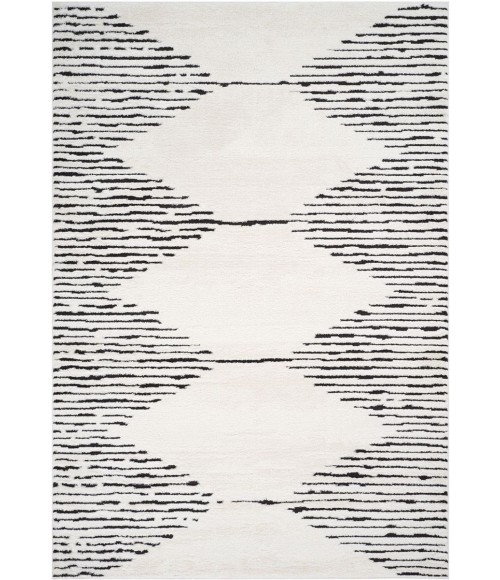 Amer Monotone White MNT-2 8 ft. 9 in. X 11 ft. 9 in. Rectangle Rug