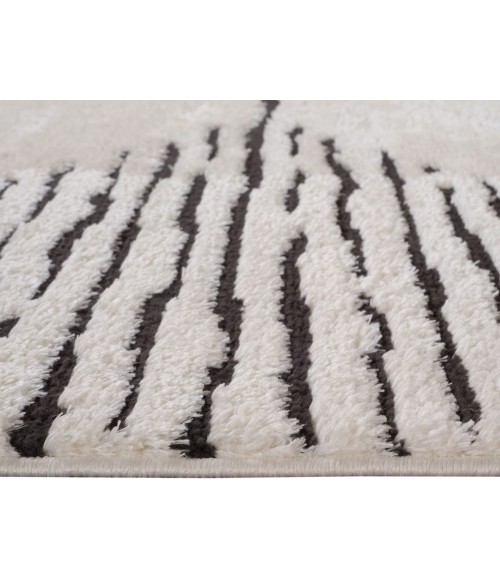 Amer Monotone White MNT-2 8 ft. 9 in. X 11 ft. 9 in. Rectangle Rug