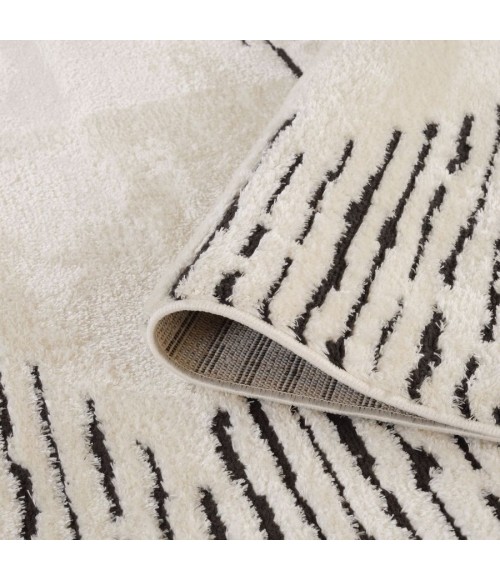 Amer Monotone White MNT-2 8 ft. 9 in. X 11 ft. 9 in. Rectangle Rug