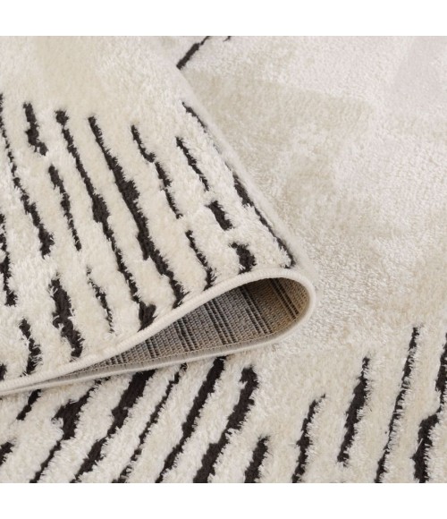 Amer Monotone White MNT-2 8 ft. 9 in. X 11 ft. 9 in. Rectangle Rug