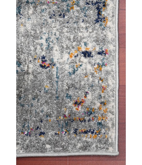 Amer Montana Kriselda Gray Polypropylene Area Rug 3'3"x5'