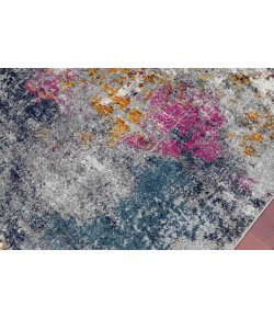 Amer Montana MON-12 Lizette Blue/Pink Area Rug 2 ft. 7 in. X 8 ft. Runner