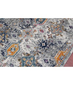 Amer Montana MON-13 Myro Blue/Orange Area Rug 2 ft. 7 in. X 8 ft. Runner