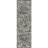 Amer Montana MON-14 Nieves Teal Rug 2 ft. 7 in. X 8 ft. Runner