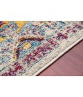 Amer Montana Carrey Gray/Orange Polypropylene Area Rug 8'10"x11'10"