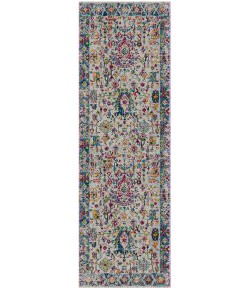 Amer Montana MON-3 Carrey Gray/Orange Rug 2 ft. 7 in. X 8 ft. Runner