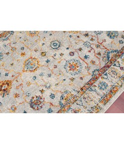 Amer Montana MON-5 Estrel Ivory/Orange Rug 7 ft. 6 in. X 7 ft. 6 in.R Round
