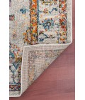Amer Montana Estrel Ivory/Orange Polypropylene Round Rug 7'6"x7'6"R
