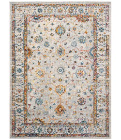 Amer Montana MON-5 Estrel Ivory/Orange Rug 7 ft. 6 in. X 7 ft. 6 in.R Round