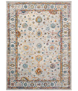 Amer Montana MON-5 Estrel Ivory/Orange Area Rug 5 ft. 3 in. X 7 ft. 6 in. Rectangle