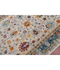 Amer Montana Filomina Blue/Orange Polypropylene Area Rug 5'3"x7'6"
