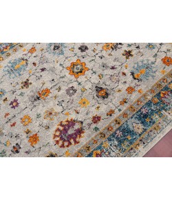 Amer Montana MON-6 Filomina Blue/Orange Area Rug 2 ft. 7 in. X 8 ft. Runner