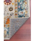 Amer Montana Filomina Blue/Orange Polypropylene Area Rug 5'3"x7'6"