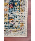 Amer Montana Filomina Blue/Orange Polypropylene Area Rug 5'3"x7'6"