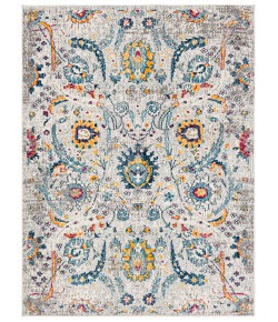 Amer Montana MON-7 Glaiza Ivory/Orange Area Rug 5 ft. 3 in. X 7 ft. 6 in. Rectangle