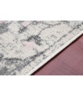 Amer Montana Herris Gray Polypropylene Runner Rug 2'7"x8'