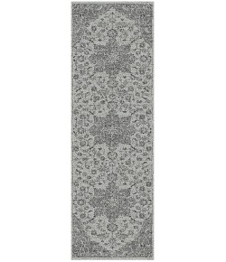 Amer Montana MON-8 Herris Gray Rug 2 ft. 7 in. X 8 ft. Runner