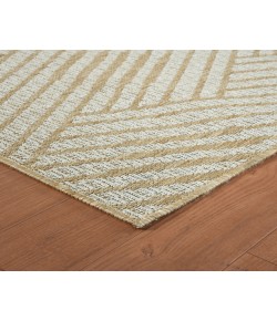 Amer Maryland Abbel Champagne Geometric Indoor/Outdoor Area Rug 28" x 96"