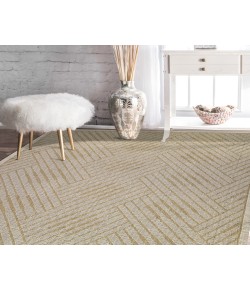 Amer Maryland Abbel Champagne Geometric Indoor/Outdoor Area Rug 63" x 96"