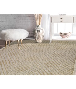 Amer Maryland Abbel Champagne Geometric Indoor/Outdoor Rug 78" x 118"