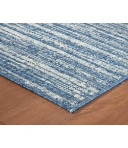 Amer Maryland Cecil Blue Striped Indoor/Outdoor Area Rug 28" x 96"