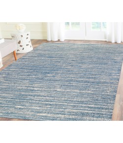 Amer Maryland Cecil Blue Striped Indoor/Outdoor Area Rug 78" x 118"