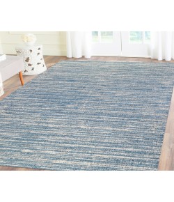 Amer Maryland Cecil Blue Striped Indoor/Outdoor Rug 63" x 96"