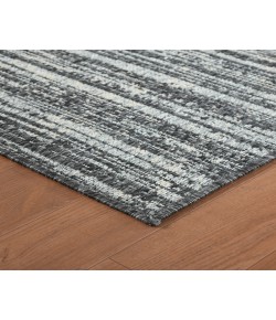 Amer Maryland Cecil Iron Striped Indoor/Outdoor Area Rug 28" x 96"