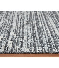 Amer Maryland Cecil Iron Striped Indoor/Outdoor Area Rug 28" x 96"