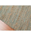 Amer Naturals Sinclair Blue Organic Jute/Cotton Flatweave Area Rug 8'x10'