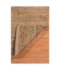 Amer Naturals Sinclair Brown Organic Jute/Cotton Flatweave Area Rug 8'x10'
