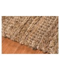 Amer Naturals Sinclair Brown Organic Jute/Cotton Flatweave Area Rug 8'x10'