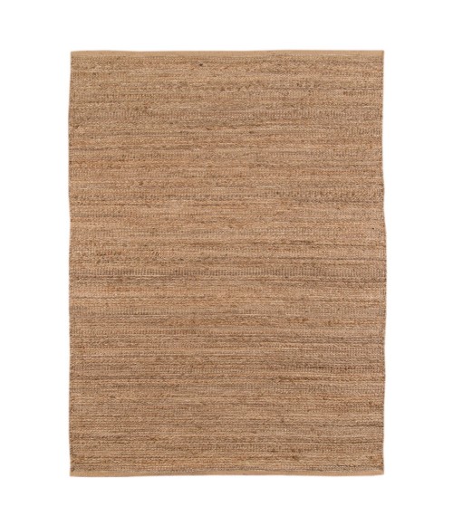 Amer Naturals Sinclair Brown Organic Jute/Cotton Flatweave Area Rug 8'x10'