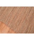 Amer Naturals Sinclair Orange Organic Jute/Cotton Flatweave Area Rug 8'x10'
