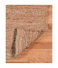 Amer Naturals Sinclair Orange Organic Jute/Cotton Flatweave Area Rug 8'x10'