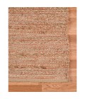 Amer Naturals Sinclair Orange Organic Jute/Cotton Flatweave Area Rug 8'x10'