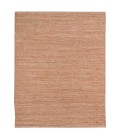 Amer Naturals Sinclair Orange Organic Jute/Cotton Flatweave Area Rug 8'x10'