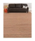 Amer Naturals Sinclair Pink Organic Jute/Cotton Flatweave Area Rug 8'x10'